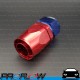 PROFLOW 100 Series Straight Hose End Fitting Blue/Red  AN -16 (AN16)