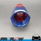 PROFLOW 100 Series Straight Hose End Fitting Blue/Red  AN -16 (AN16)