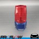 PROFLOW 100 Series Straight Hose End Fitting Blue/Red  AN -16 (AN16)