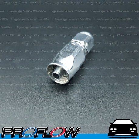 PROFLOW 100 Series Straight Hose End Fitting Polished  AN -4 (AN4)