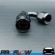 PROFLOW 200 Series 150 Degree Hose End Fitting Black For PTFE  AN -6 (AN6)