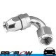 PROFLOW 200 Series 150 Degree Hose End Fitting Polished For PTFE  AN -4 (AN4)