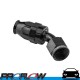 PROFLOW 200 Series 45 Degree Hose End Fitting Black For PTFE  AN -3 (AN3)