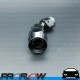 PROFLOW 200 Series 45 Degree Hose End Fitting Black For PTFE  AN -6 (AN6)