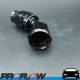 PROFLOW 200 Series 45 Degree Hose End Fitting Black For PTFE  AN -10 (AN10)