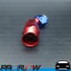 PROFLOW 200 Series 45 Degree Hose End Fitting Blue/Red For PTFE AN -6 (AN6)