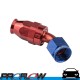 PROFLOW 200 Series 45 Degree Hose End Fitting Blue/Red For PTFE AN -10 (AN10)