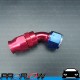 PROFLOW 200 Series 45 Degree Hose End Fitting Blue/Red For PTFE AN -12 (AN12)