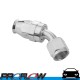 PROFLOW 200 Series 45 Degree Hose End Fitting Polished For PTFE  AN -3 (AN3)