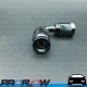 PROFLOW 200 Series 90 Degree Hose End Fitting Black For PTFE  AN -3 (AN3)