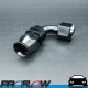 PROFLOW 200 Series 90 Degree Hose End Fitting Black For PTFE  AN -8 (AN8)