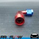 PROFLOW 200 Series 90 Degree Hose End Fitting Blue/Red For PTFE AN -6 (AN6)