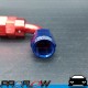 PROFLOW 200 Series 90 Degree Hose End Fitting Blue/Red For PTFE AN -6 (AN6)