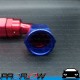 PROFLOW 200 Series 90 Degree Hose End Fitting Blue/Red For PTFE  AN -12 (AN12)