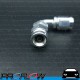 PROFLOW 200 Series 90 Degree Hose End Fitting Polished For PTFE  AN -3 (AN3)