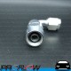 PROFLOW 200 Series 90 Degree Hose End Fitting Polished For PTFE  AN -6 (AN6)