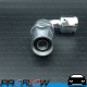 PROFLOW 200 Series 90 Degree Hose End Fitting Polished For PTFE  AN -8 (AN8)