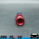 PROFLOW 200 Series Straight Hose End Fitting Blue/Red For PTFE AN -3 (AN3)