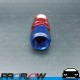 PROFLOW 200 Series Straight Hose End Fitting Blue/Red For PTFE AN -6 (AN6)