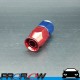 PROFLOW 200 Series Straight Hose End Fitting Blue/Red For PTFE AN -8 (AN8)