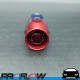 PROFLOW 200 Series Straight Hose End Fitting Blue/Red For PTFE AN -8 (AN8)