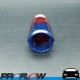 PROFLOW 200 Series Straight Hose End Fitting Blue/Red For PTFE AN -8 (AN8)