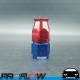 PROFLOW 200 Series Straight Hose End Fitting Blue/Red For PTFE AN -8 (AN8)