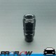 PROFLOW 200 Series Striaght Hose End Fitting Black Aluminium Straight For PTFE  AN -3 (AN3)