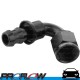 PROFLOW 400 Series 120 Degree Hose End Fitting Black Push On  AN -4 (AN4)