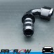 PROFLOW 400 Series 120 Degree Hose End Fitting Black Push On  AN -10 (AN10)