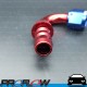 PROFLOW 400 Series 120 Degree Hose End Fitting Blue/Red Push On  AN -10 (AN10)