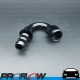 PROFLOW 400 Series 150 Degree Hose End Fitting Black Push On  AN -10 (AN10)