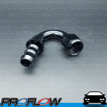 PROFLOW 400 Series 150 Degree Hose End Fitting Black Push On  AN -10 (AN10)