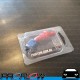 PROFLOW 400 Series 30 Degree Hose End Fitting Blue/Red Push On  AN -6 (AN6)