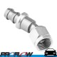 PROFLOW 400 Series 30 Degree Hose End Fitting Polished Push On  AN -6 (AN6)