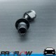 PROFLOW 400 Series 45 Degree Hose End Fitting Black Push On  AN -6 (AN6)