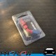 PROFLOW 400 Series 45 Degree Hose End Fitting Blue/Red Push On  AN -6 (AN6)