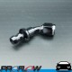 PROFLOW 400 Series 60 Degree Hose End Fitting Black Push On  AN -6 (AN6)