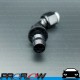 PROFLOW 400 Series 60 Degree Hose End Fitting Black Push On  AN -6 (AN6)