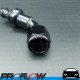 PROFLOW 400 Series 60 Degree Hose End Fitting Black Push On  AN -6 (AN6)