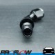 PROFLOW 400 Series 60 Degree Hose End Fitting Black Push On  AN -8 (AN8)