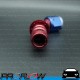 PROFLOW 400 Series 60 Degree Hose End Fitting Blue/Red Push On  AN -10 (AN10)