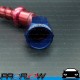 PROFLOW 400 Series 60 Degree Hose End Fitting Blue/Red Push On  AN -10 (AN10)