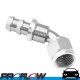 PROFLOW 400 Series 60 Degree Hose End Fitting Polished Push On  AN -6 (AN6)