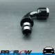 PROFLOW 400 Series 90 Degree Hose End Fitting Black Push On  AN -8 (AN8)