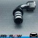 PROFLOW 400 Series 90 Degree Hose End Fitting Black Push On  AN -12 (AN12)