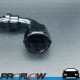 PROFLOW 400 Series 90 Degree Hose End Fitting Black Push On  AN -12 (AN12)