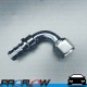 PROFLOW 400 Series 90 Degree Hose End Fitting Black Push On  AN -12 (AN12)