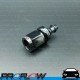 PROFLOW 400 Series Straight Hose End Fitting Black Push On  AN -4 (AN4)