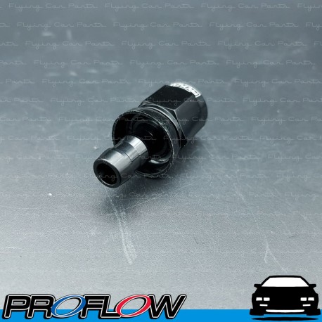 PROFLOW 400 Series Straight Hose End Fitting Black Push On  AN -5 (AN5)